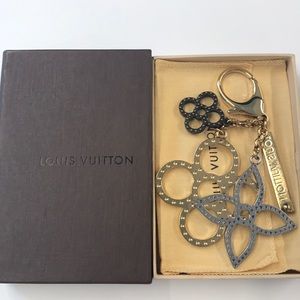 LV bag charm and key holder